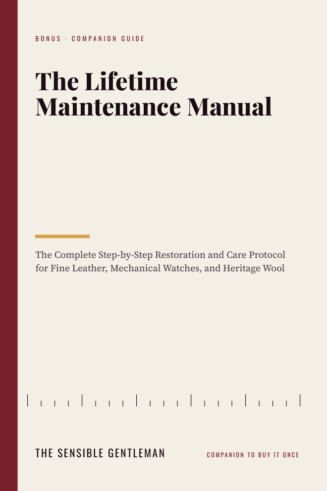 The Lifetime Maintenance Manual